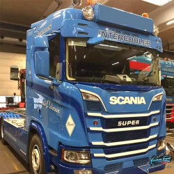 Visière Scania NTG 230x30cm Custom pour 7 veilleuses