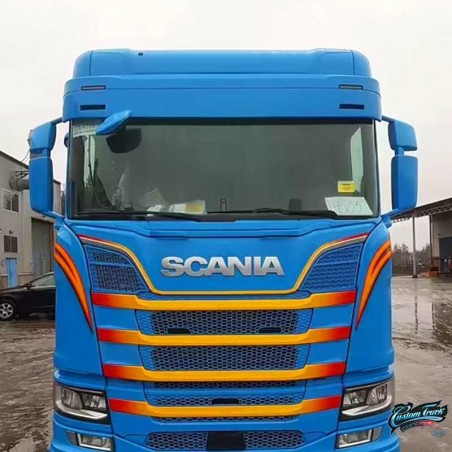 Visière lisse Scania NTG découpe pour 7 veilleuses