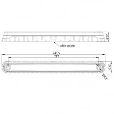 Feu de Gabarit Néon blanc LED 12-36 volts