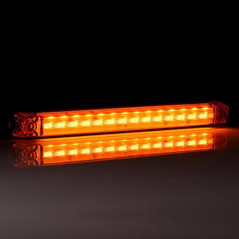 Feu de Gabarit Neon orange LED 12 36 voltsHomologation E9