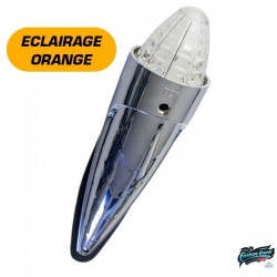 Feu de Gabarit type Torpedo LEDs éclairage orange et cabochon blanc