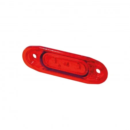 Feu à encastrer Strands rouge LED 79x26mm Cable 5m