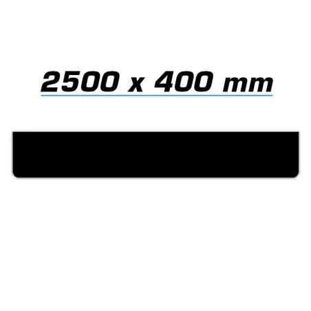 Bavette noire sans marquage 2500 x 400