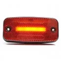 Feu de position 5 LEDS rouge 12-24V