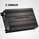 Amplificateur classe D 12V à 2 canaux Ground Zero 550 Watts