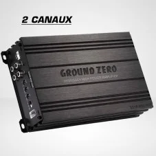 Amplificateur classe D 12V à 2 canaux Ground Zero 550 Watts