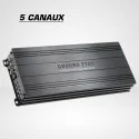 Amplificateur classe D 12V ou 24V à 5 canaux Ground Zero 1200 Watts