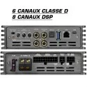 Amplificateur Musway 24V 6 canaux classe D et 8 canaux DSP 750 Watts