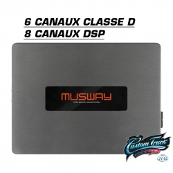 Amplificateur Musway 24V 6 canaux classe D et 8 canaux DSP 750 Watts