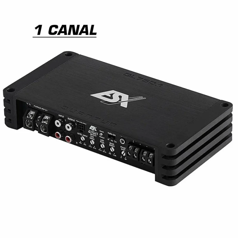 Amplificateur 24V mono 1 canal classe D 750 Watts RMS ESX Quantum QL750.1