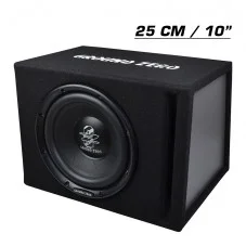 Caisson de Basse actif 12 volts 25 cm 10 pouces avec Subwoofer Iridium 250 Watts