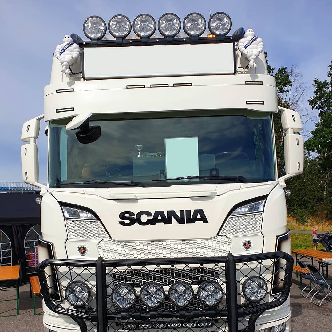 Lampe Camion SCANIA V8 Personnalisée, Veilleuse camion Scania V8