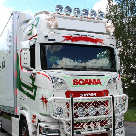 Visière Scania NTG 230x30cm Custom pour 7 veilleuses Accessoire Cam