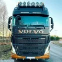 Visière Volvo FH5 FH4 FMX et FM avec 2 Barres Lazer Linear 18 Elite 126W et feux de position