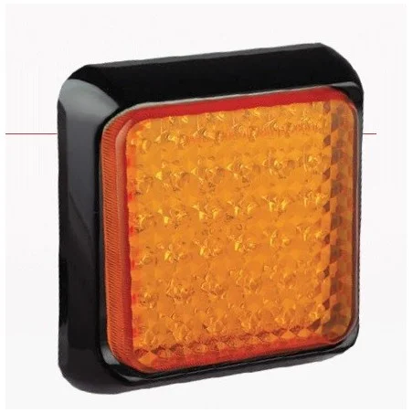 FEUX ARRIERE CARRE 145 X 145 CLIGNOTANTS LEDS