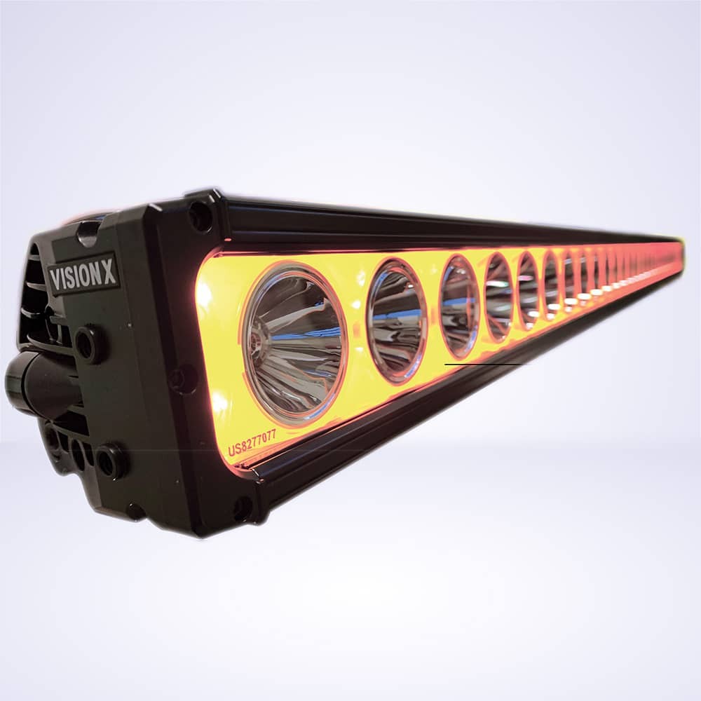 Barre lumineuse LED 100 W / 53 cm / Feu de route 