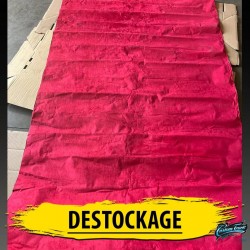 Tissu alcantara rouge 3 mètres - destockage