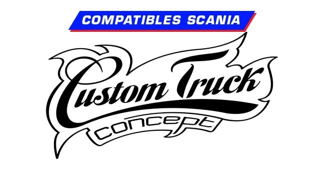 Rampes de toit Leds Scania Next Gen, R et 4, accessoires compatibles