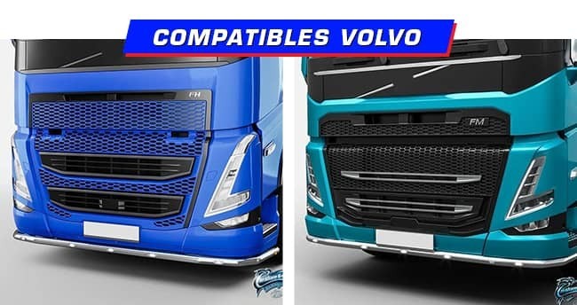 Rampes Leds sous pare-choc Volvo FH5, FH4 et FM 2020 (compatibles)