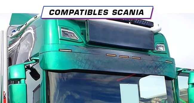 Visières et Casquettes pour Camion Scania, accessoires compatibles