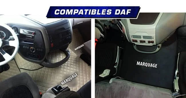 Tapis DAF compatibles, pour XF / XG / XG+