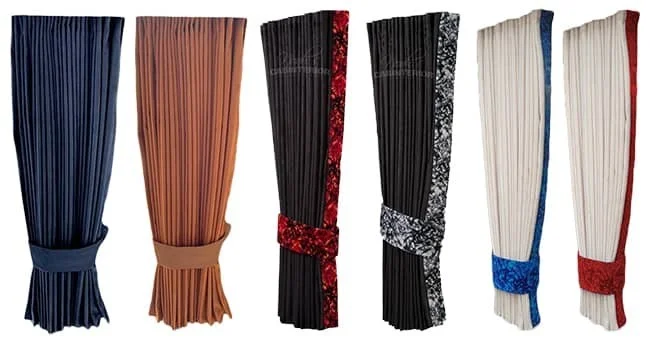 Rideaux Latéraux pour Camions, modèles Hollandais et tissu Danois