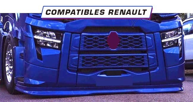 Spoiler de Camion Renault T pour customisation de Poids-lourds 