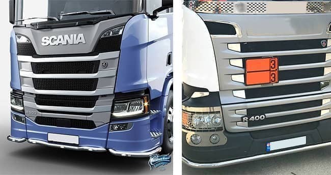 Accessoires Scania cabine G, G420 et G400 (équipements compatibles)