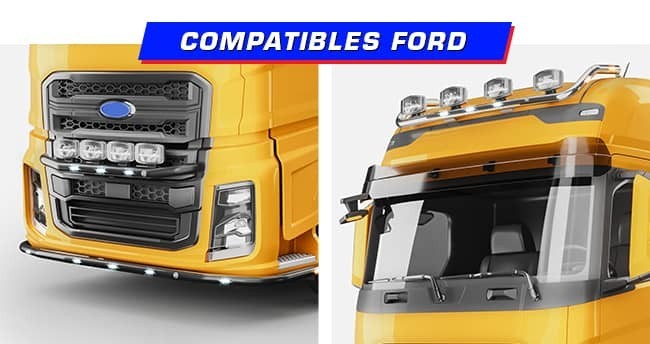 Rampe LED pour camion Ford F-Max à partir de 2020 (compatibles)