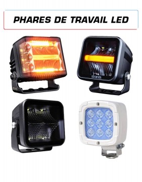 Phares et lampes de travail LED