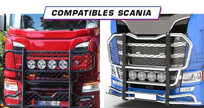 Pare Buffles de camion Scania compatibles - Aluminium Hypro ou inox