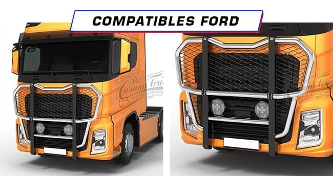 Pare Buffles de camion Ford F-Max compatibles - Accessoires inox METEC