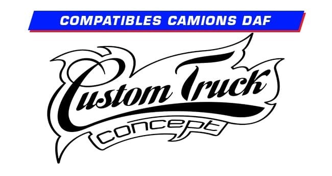 Habillages inox pour camion Daf XF Euro 6, 105, XF 95 et CF