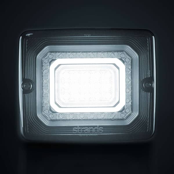 Photo 1 du Feu Arrière carré FOR9T Illusion Recul / Antibrouillard 10-40V