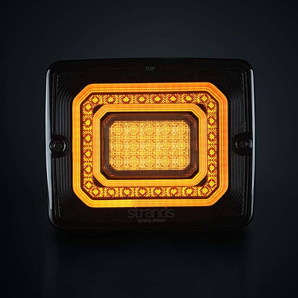 Photo 1 du Feu Arrière carré FOR9T Illusion Clignotant 10-40V