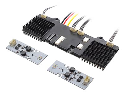 Montage 1 Kit conversion Feux de jour Blanc / Orange / Flash pour Volvo 2021 Aero / FH5 / FM5 - Compatible