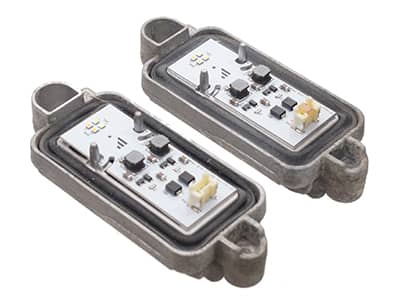 Montage 5 Kit conversion Feux de jour Blanc / Orange / Flash pour Volvo 2021 Aero / FH5 / FM5 - Compatible