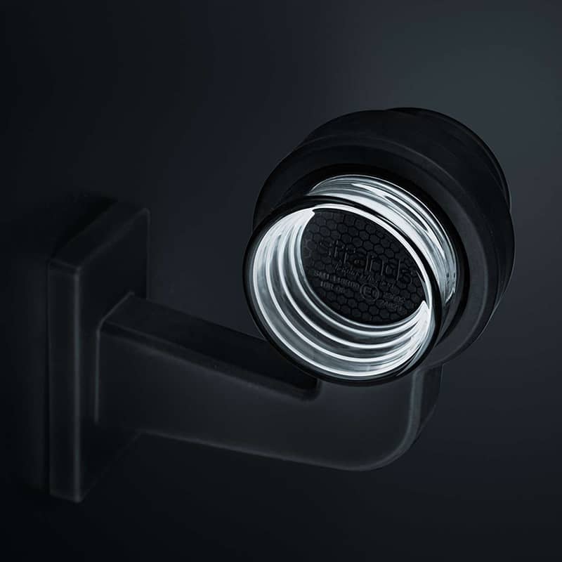 Module Bouliche LED blanc FORT9 Geo avec support long pour Camion Feu Suédois 10-40 Volts