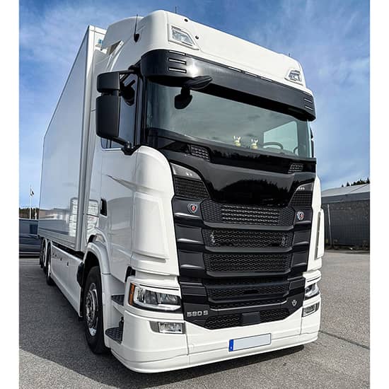 Pare Perroquet Polyester camion Scania Next Generation blanc et noir Plug and Play