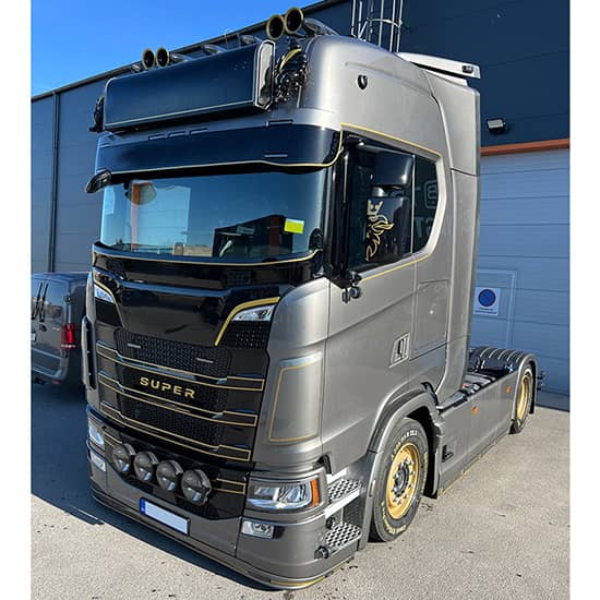 Pare Perroquet Polyester camion Scania Next Generation gris Plug and Play