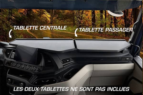 Tablette centrale et Passager camion Iveco S-Way MY24 2024+