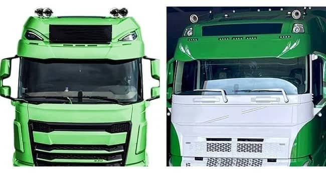 Visières pour camion poids lourd