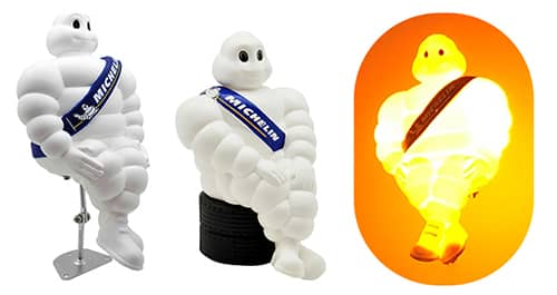 Bonhomme Bibendum Michelin pour camion taille 40 cm et 19 cm