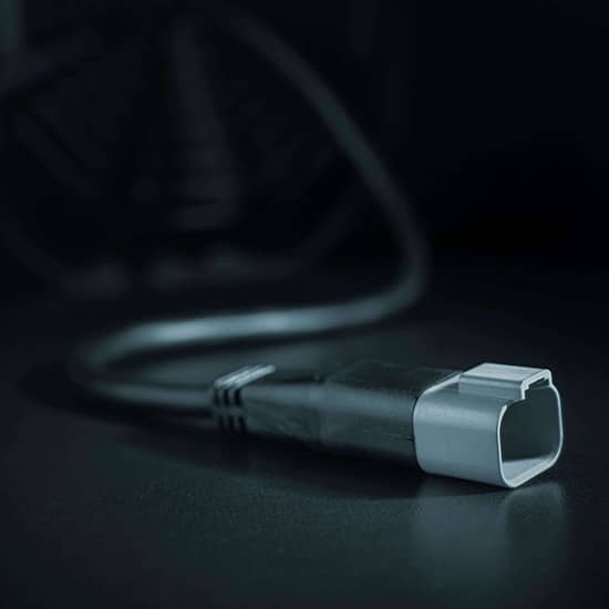 Branchement du Phare longue portée blanc / orange Big Energy 9 pouces 10-32V