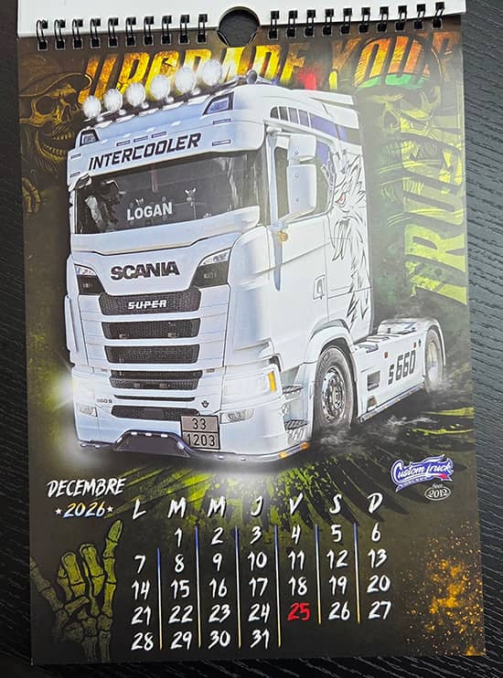 Calendrier 2025 Custom Truck Concept page 13 Décembre