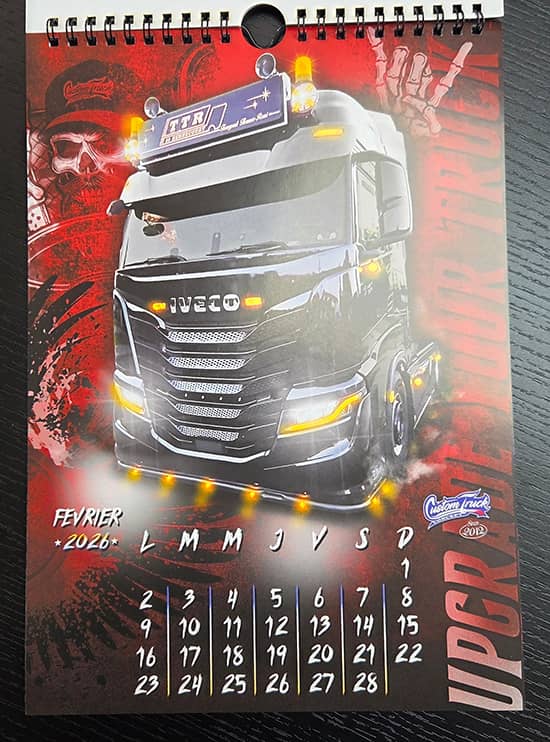 Calendrier 2025 Custom Truck Concept page 3 Février