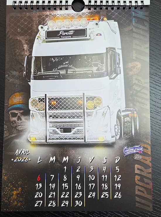 Calendrier 2025 Custom Truck Concept page 5 Avril