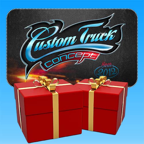Carte cadeau Fêtes des Pères Custom Truck Concept