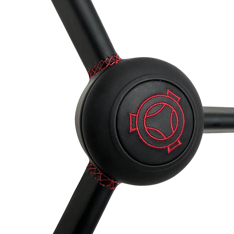 Centre et moyeu volant 3 branches 53cm cuir noir Scania