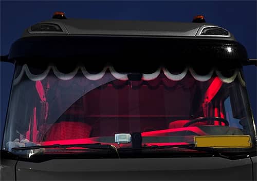 Kit de Conversion Rouge LED plafonnier cabine poids lourd DAF XG 2021